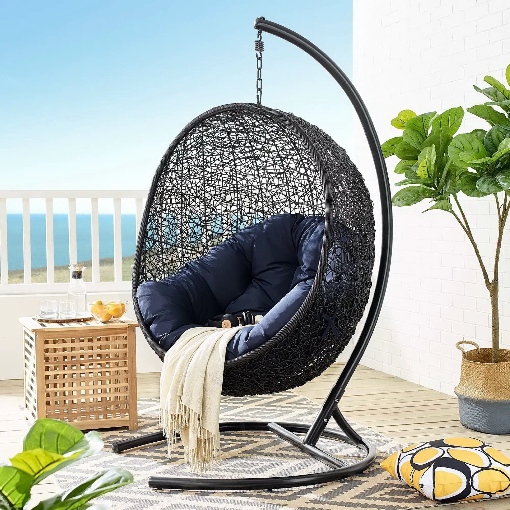 Encase Swing Outdoor Patio Lounge Chair by Modway by HouseOfZazla
