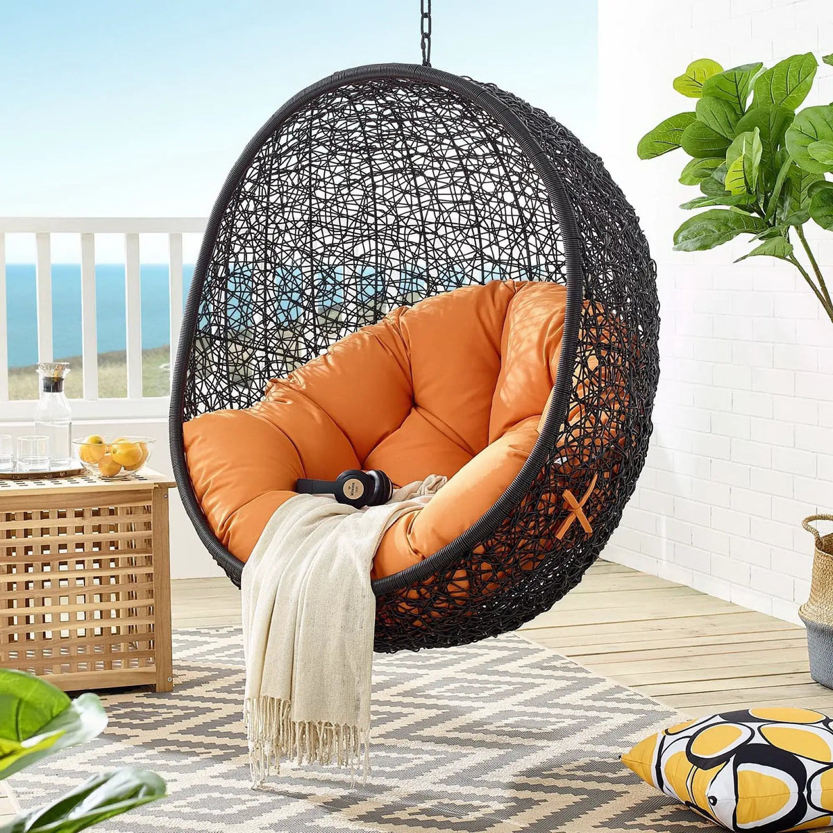 Encase Swing Outdoor Patio Lounge Chair by Modway by HouseOfZazla
