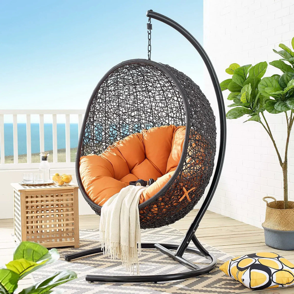 Encase Swing Outdoor Patio Lounge Chair by Modway by HouseOfZazla