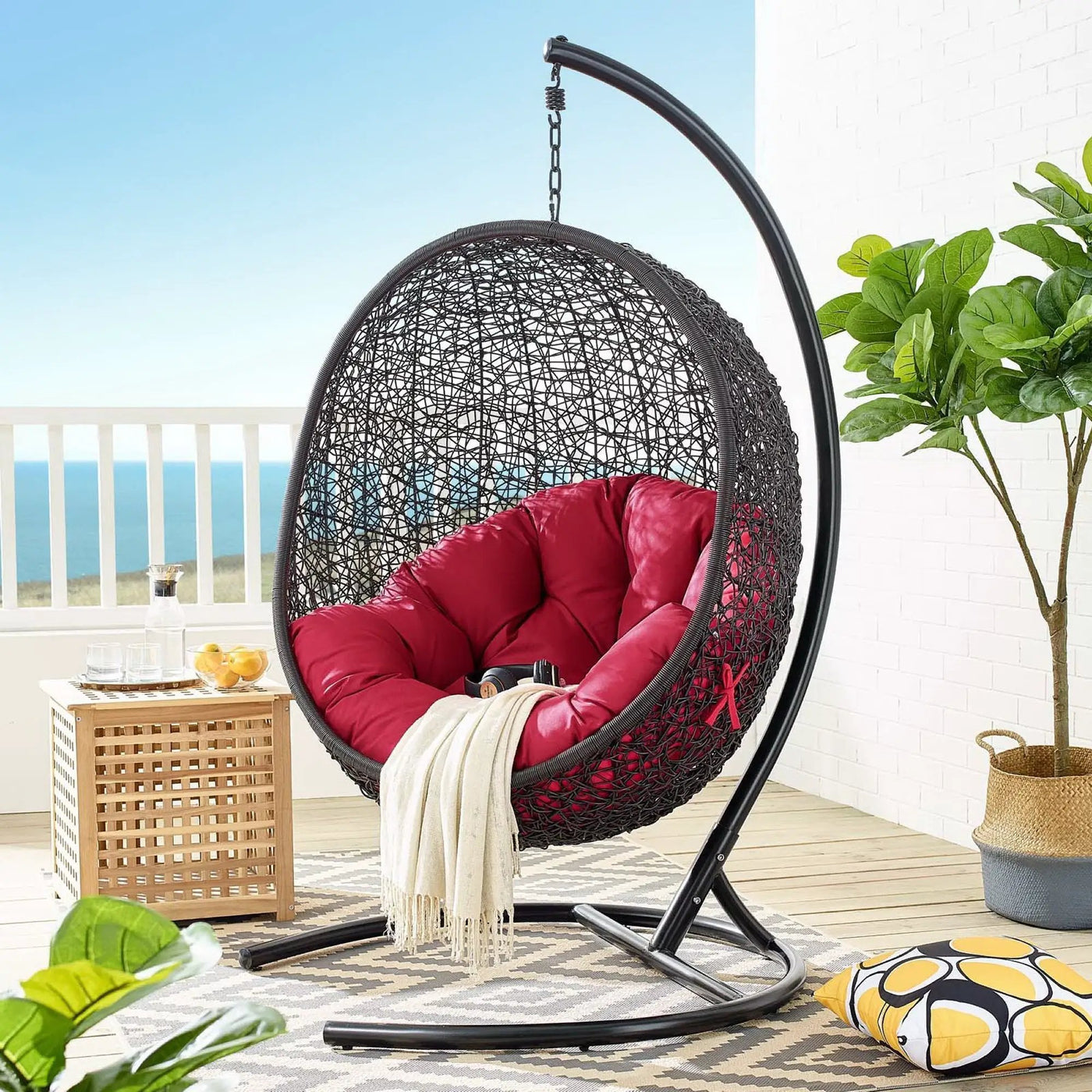Encase Swing Outdoor Patio Lounge Chair by Modway by HouseOfZazla