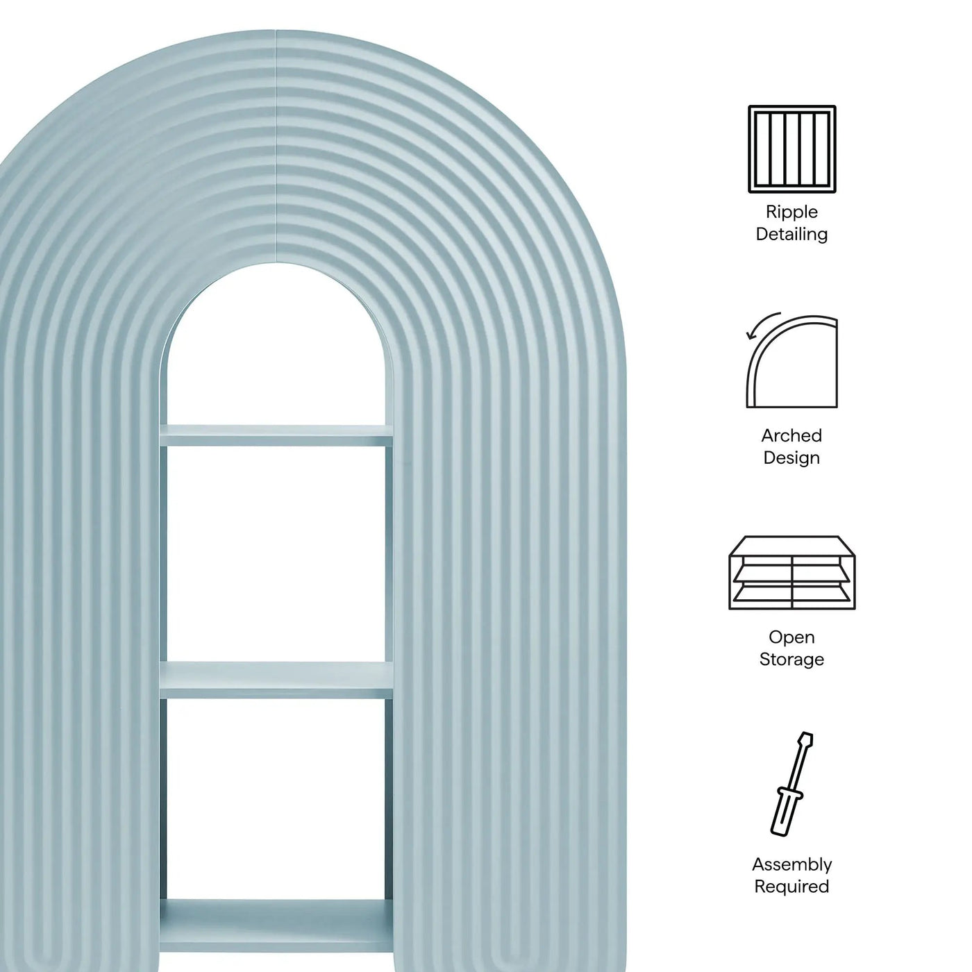 Daydream 58" Arched Bookshelf by Modway by HouseOfZazla
