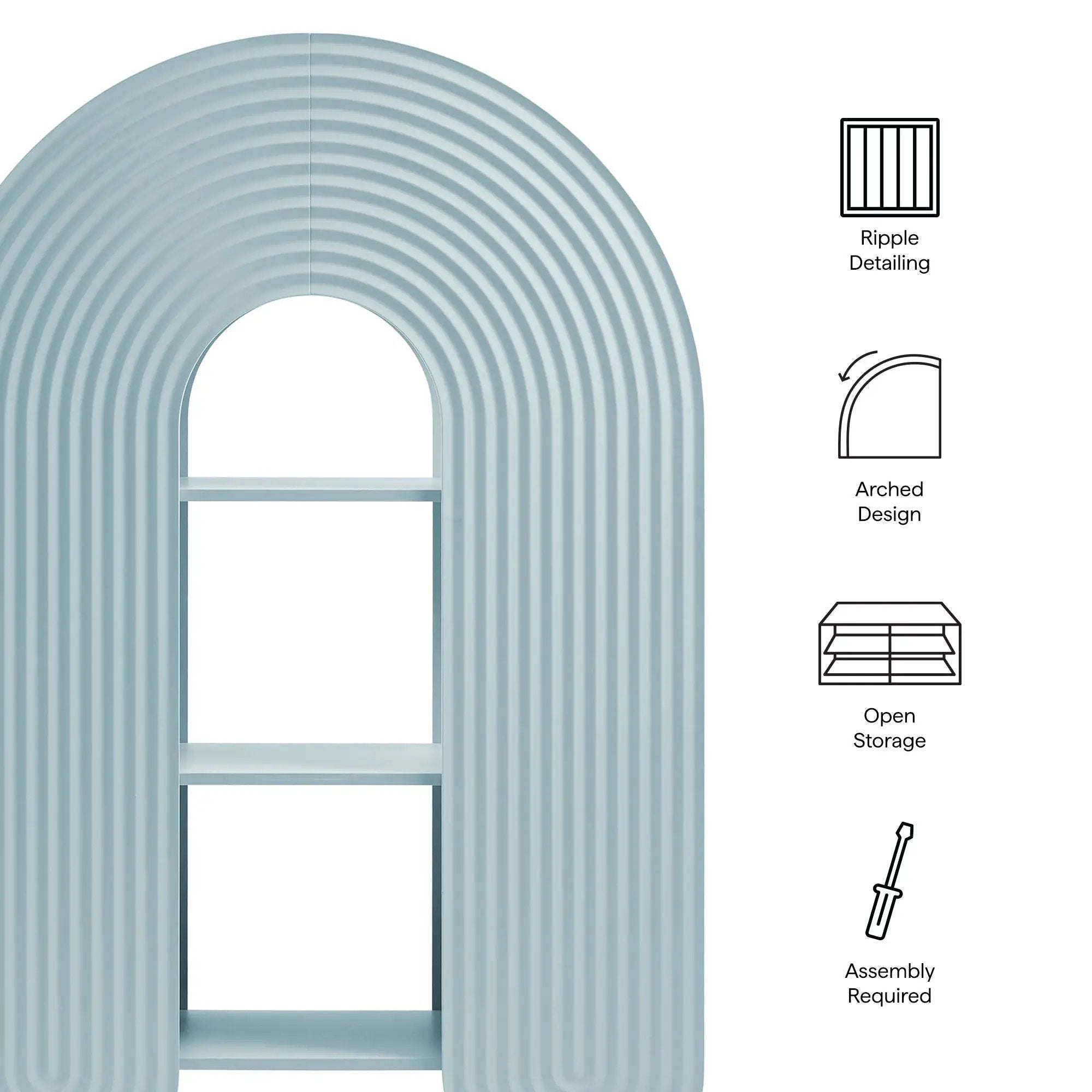 Daydream 58" Arched Bookshelf by Modway by HouseOfZazla