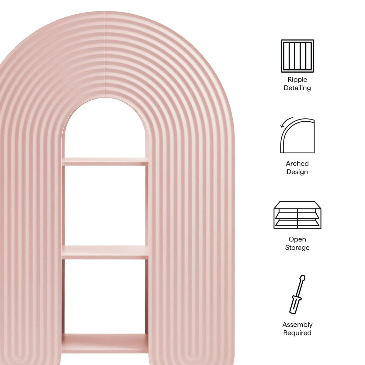 Daydream 58" Arched Bookshelf by Modway by HouseOfZazla