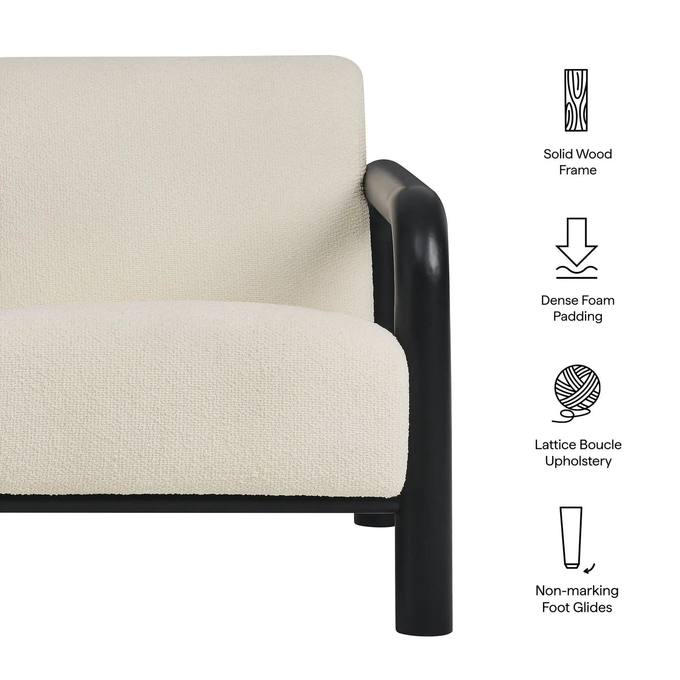 Sereno Boucle Accent Chair by Modway by HouseOfZazla