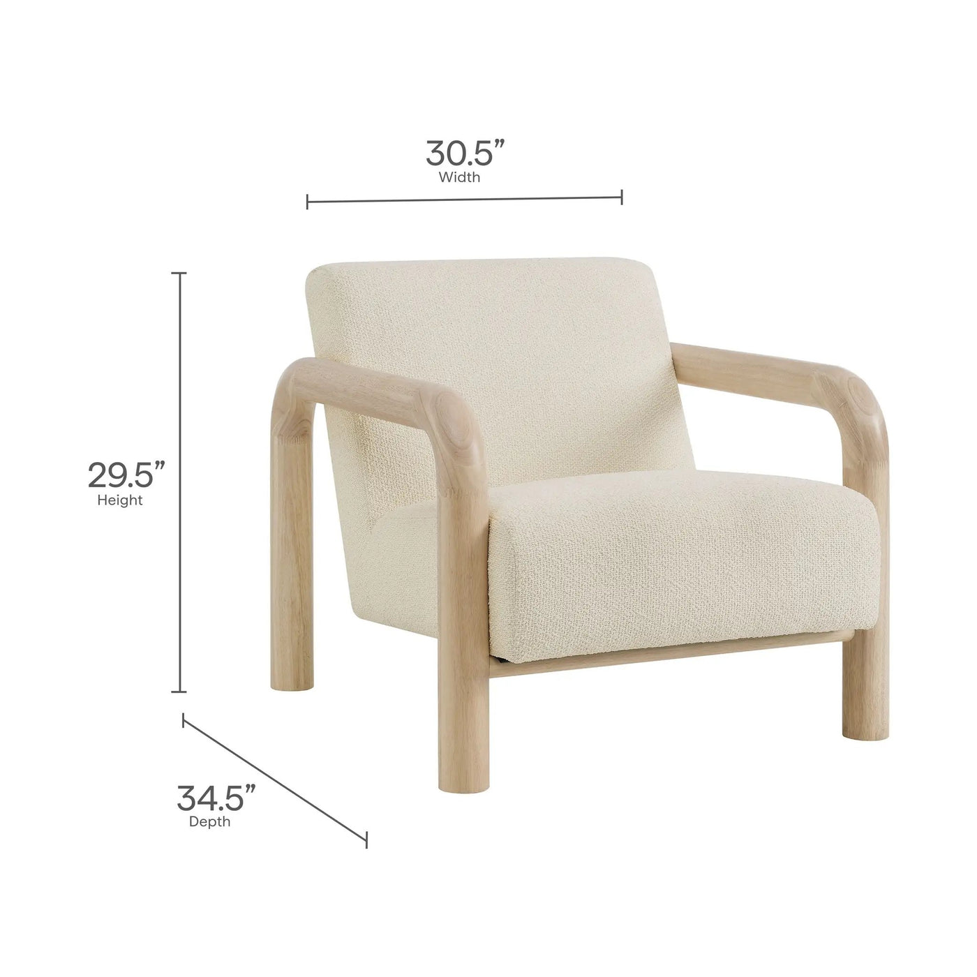 Sereno Boucle Accent Chair by Modway by HouseOfZazla