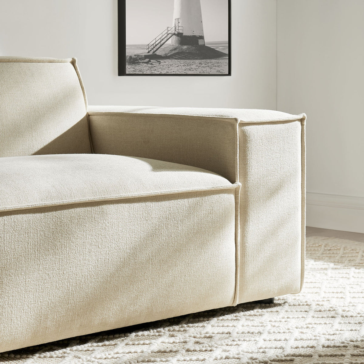 Restore Performance Fabric Upholstered Right-Facing Modular Lounge Chair by Modway, photo 10 of 41