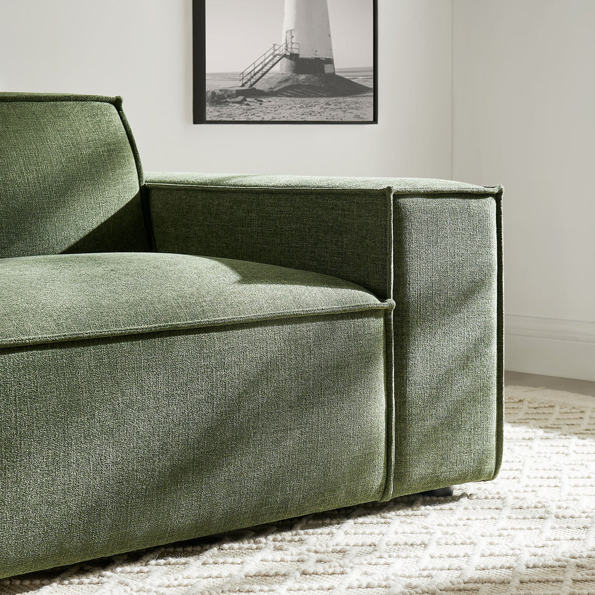 Restore Performance Fabric Upholstered Right-Facing Modular Lounge Chair by Modway, photo 20 of 41