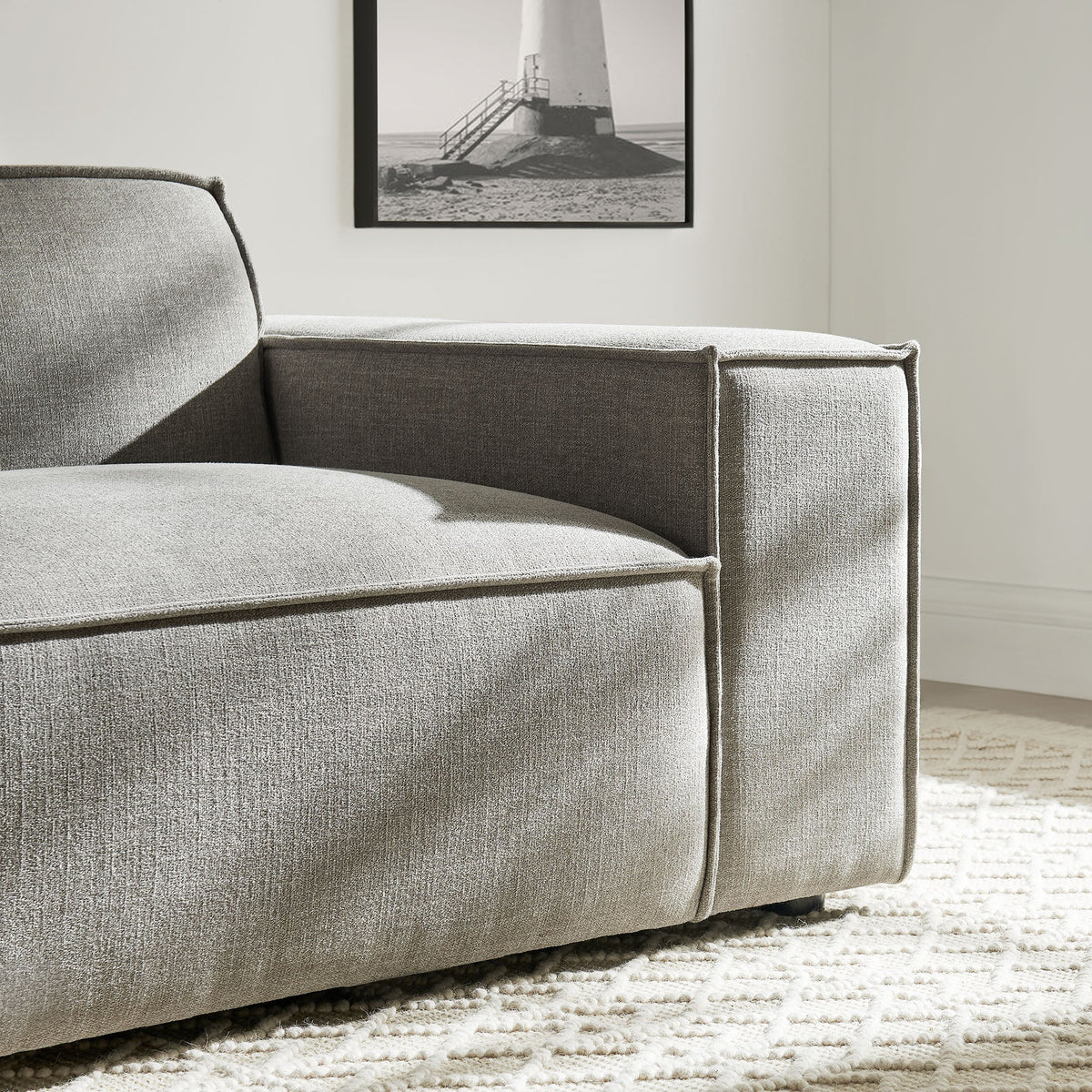 Restore Performance Fabric Upholstered Right-Facing Modular Lounge Chair by Modway, photo 40 of 41