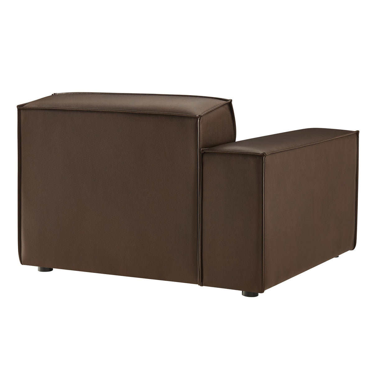 Restore Vegan Leather Left-Facing Modular Lounge Chair by Modway, photo 5 of 18