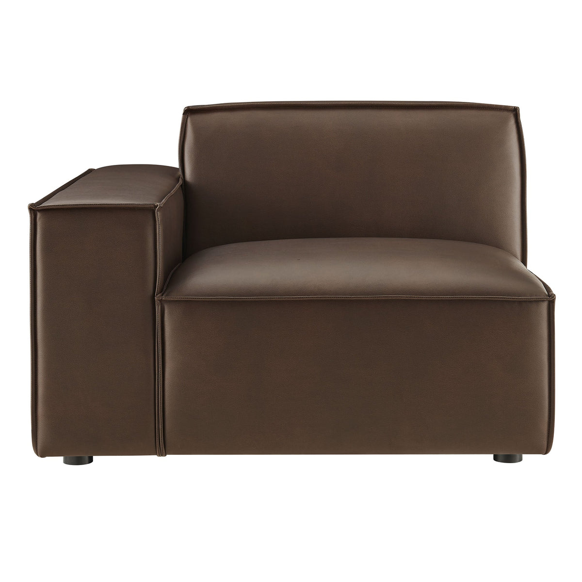 Restore Vegan Leather Left-Facing Modular Lounge Chair by Modway, photo 6 of 18