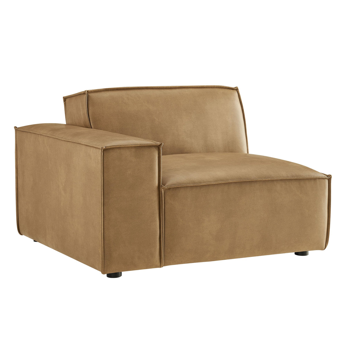Restore Vegan Leather Left-Facing Modular Lounge Chair by Modway, photo 10 of 18
