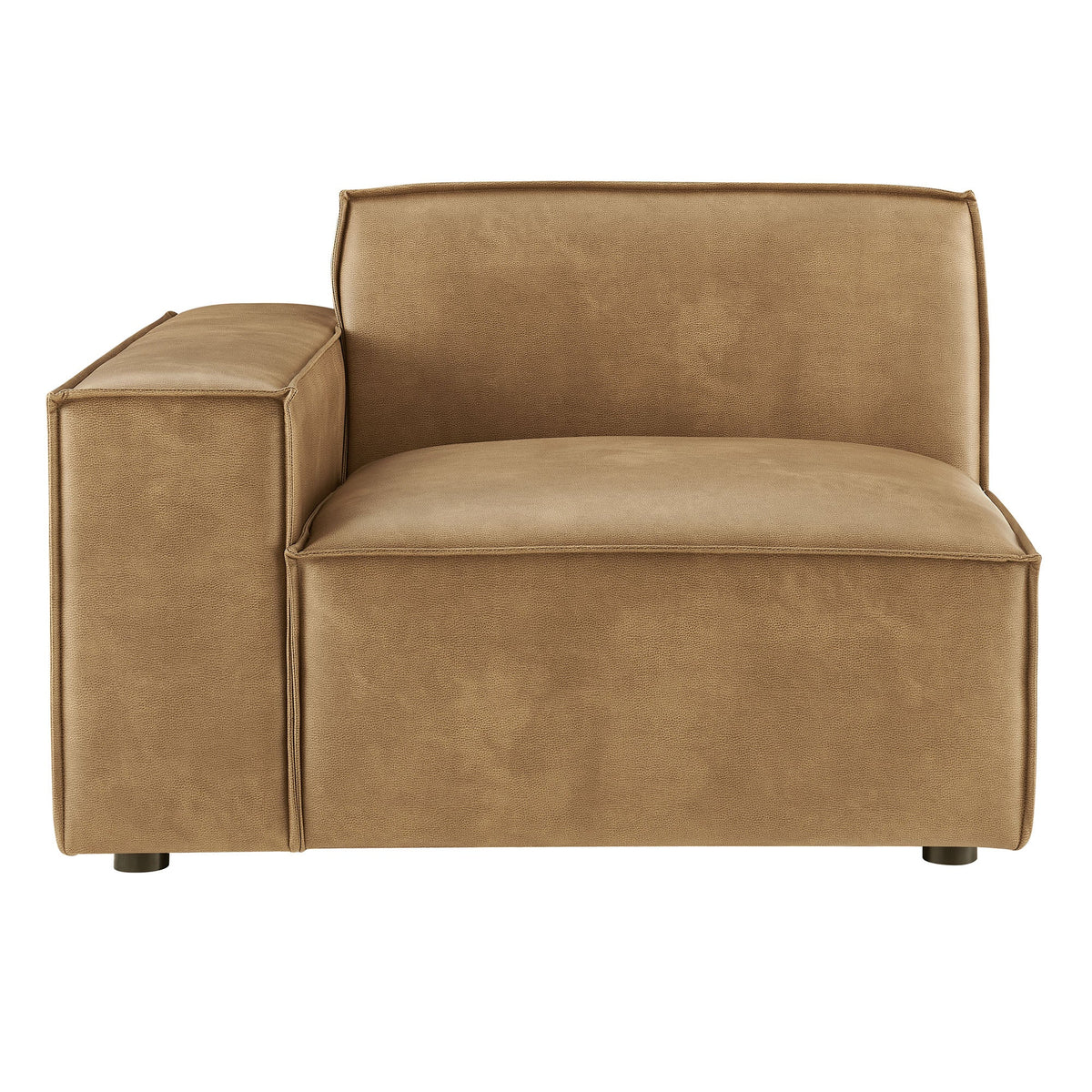 Restore Vegan Leather Left-Facing Modular Lounge Chair by Modway, photo 15 of 18