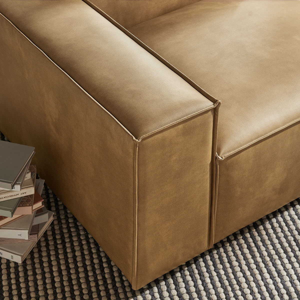 Restore Vegan Leather Left-Facing Modular Lounge Chair by Modway, photo 18 of 18