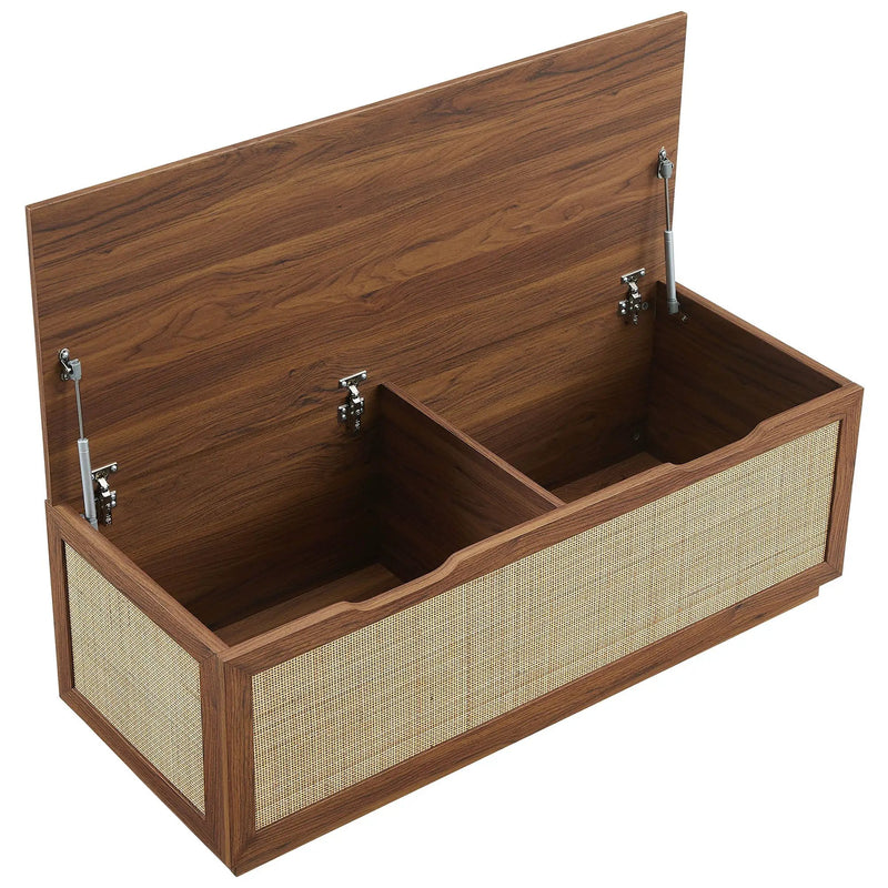 Soma 47" Rattan Storage Bench by Modway by HouseOfZazla