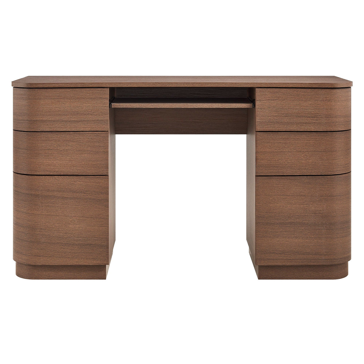 Mirae 55" 6-Drawer Curved Office Desk by Modway, photo 5 of 20