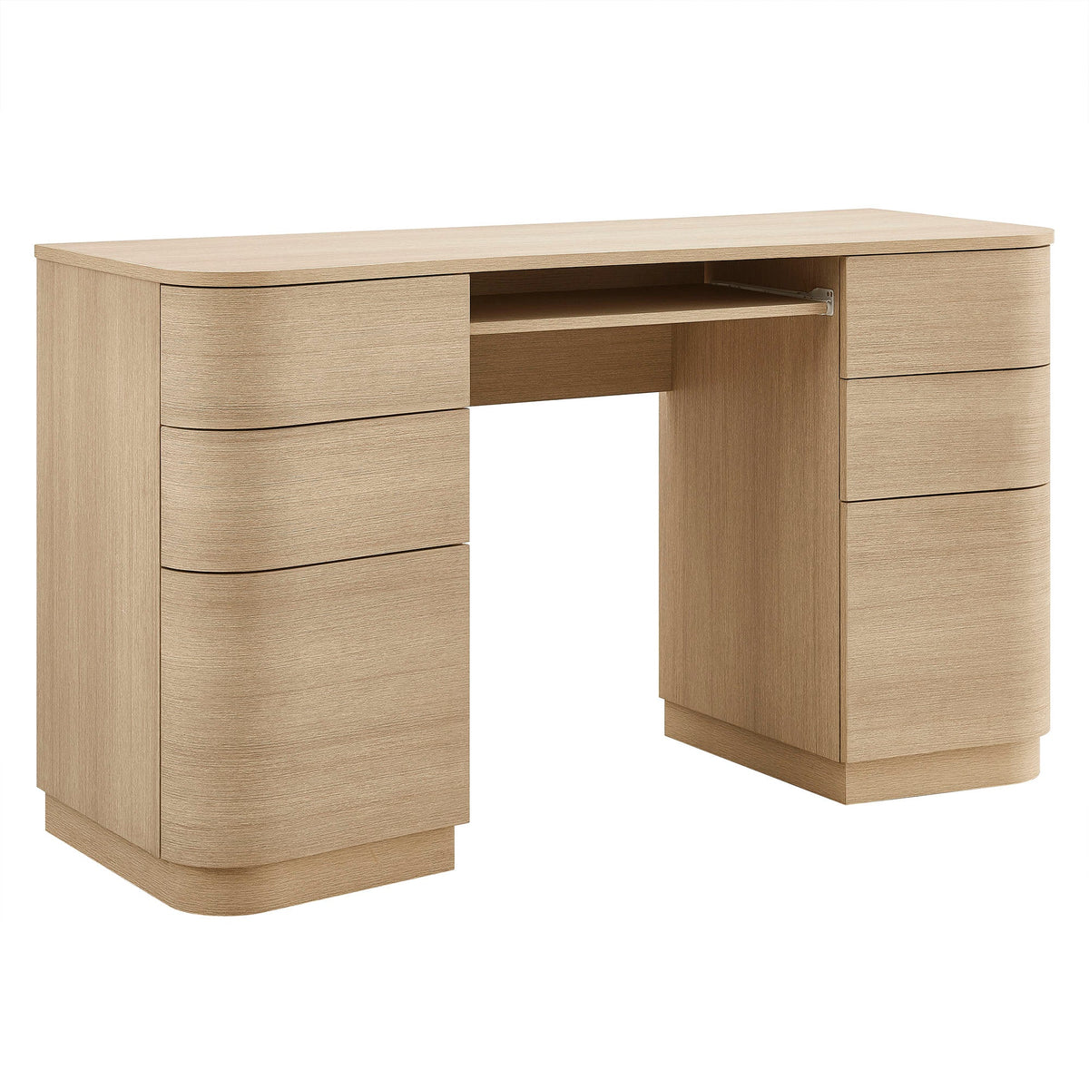 Mirae 55" 6-Drawer Curved Office Desk by Modway, photo 11 of 20