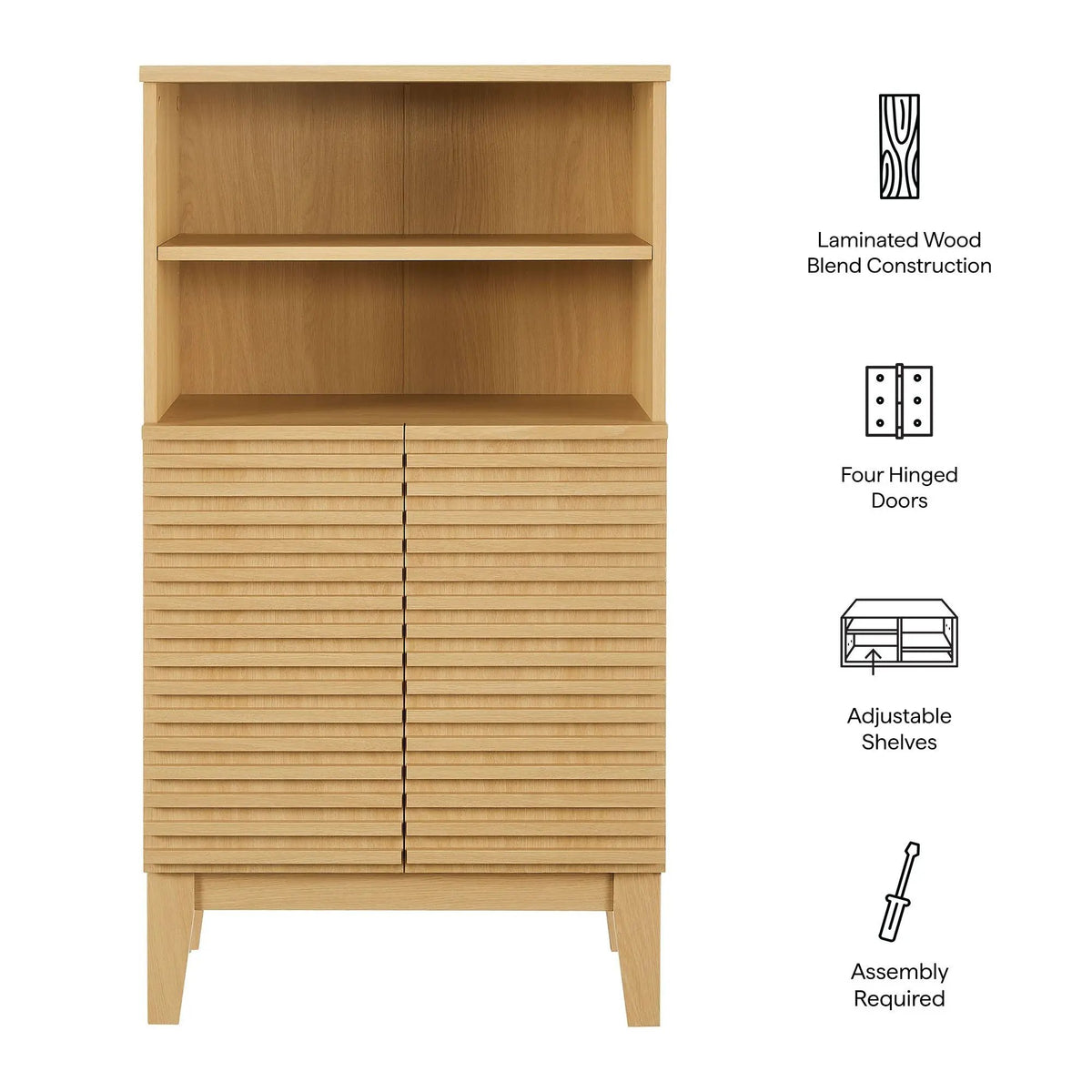 Render Freestanding Bathroom Storage Cabinet by Modway by HouseOfZazla