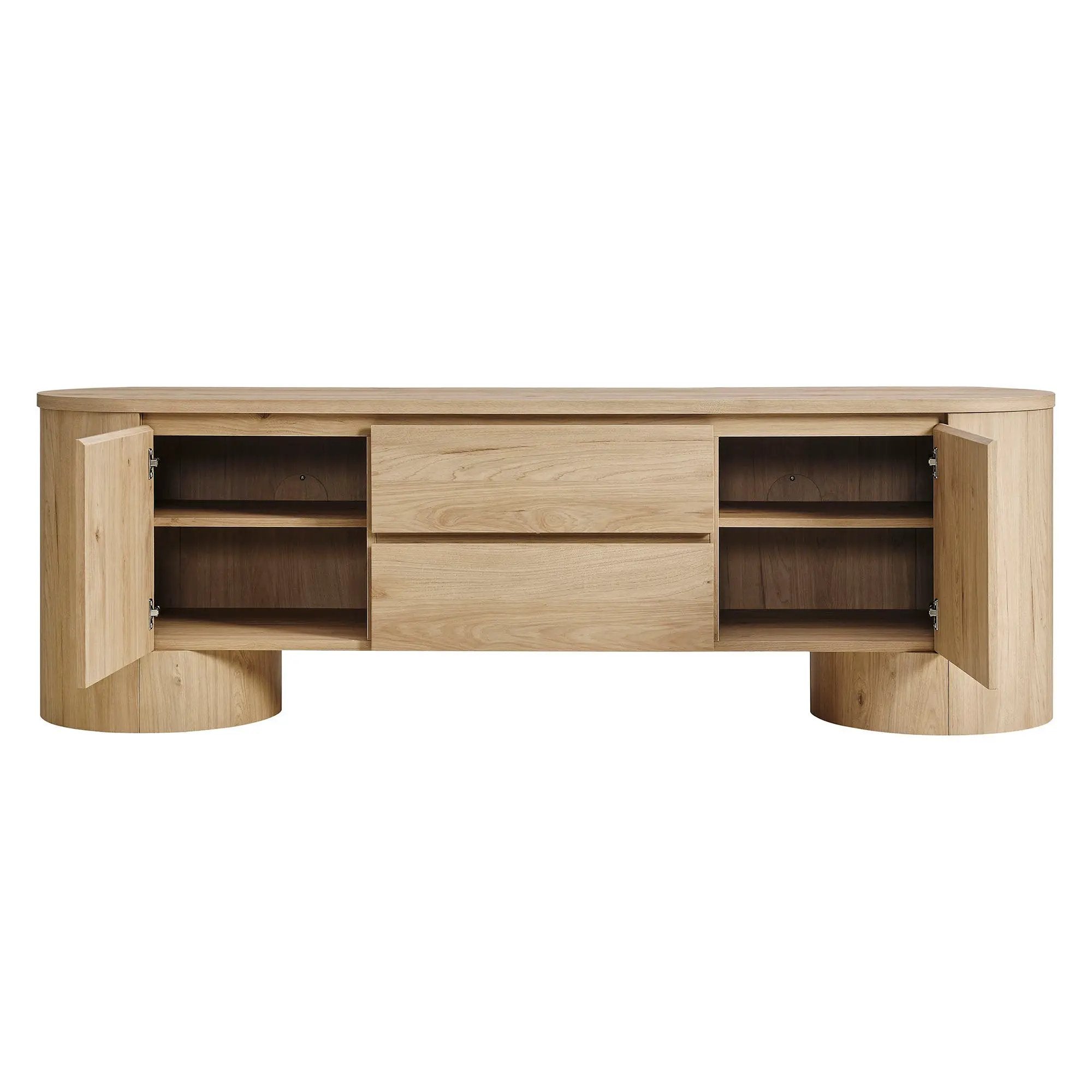 Duval 71 Inch Oval TV Cabinet by Modway by HouseOfZazla