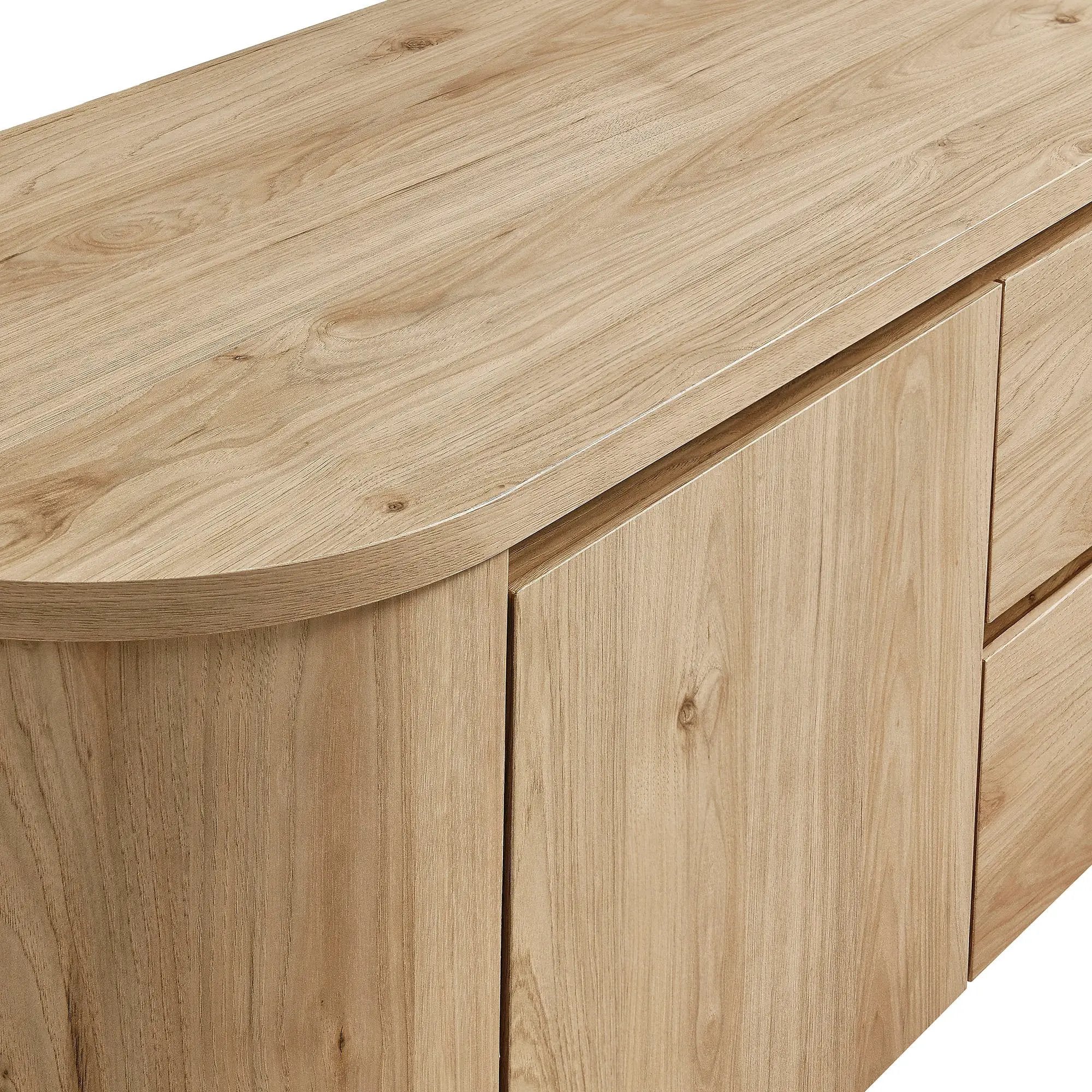 Duval 71 Inch Oval TV Cabinet by Modway by HouseOfZazla