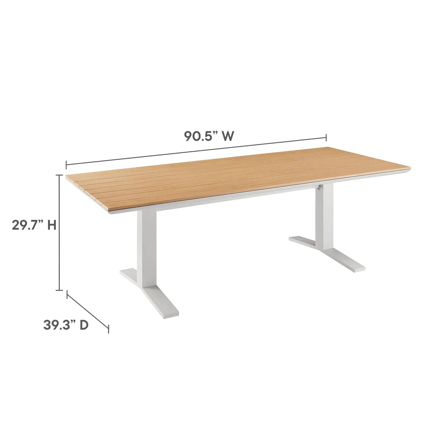 Aeris 7-Piece Outdoor Patio Aluminum Dining Set by Modway by HouseOfZazla