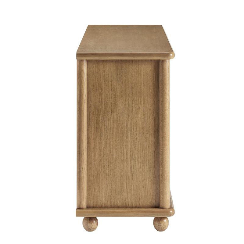 Marola 71 Inch Oak Wood Seagrass Sideboard by Modway, photo 4 of 9