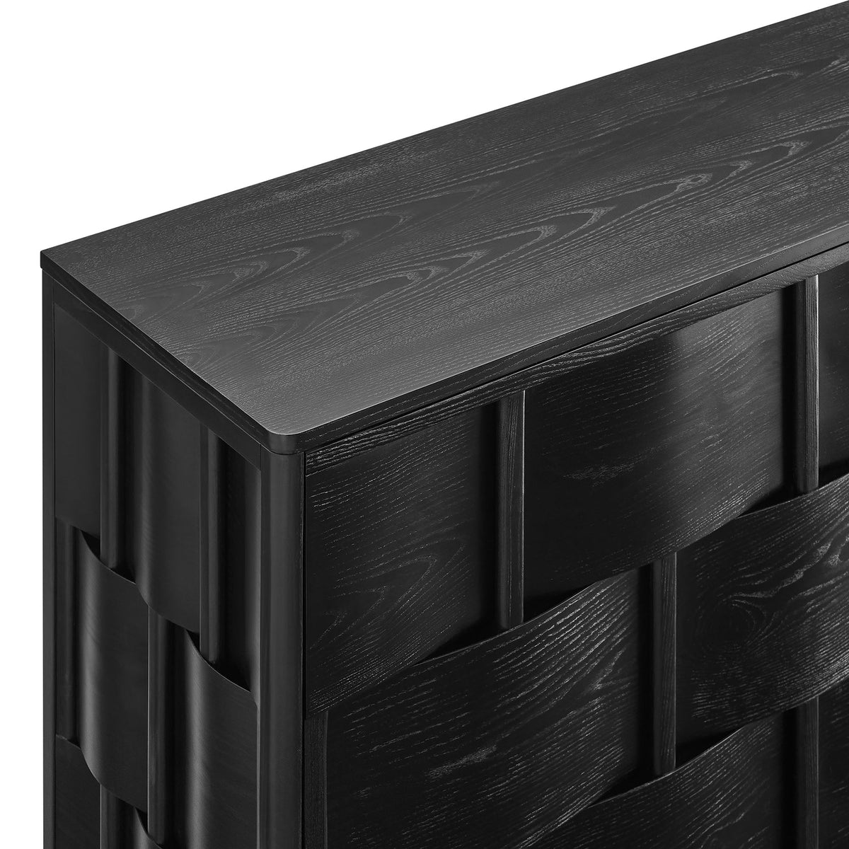 Foundry 71" Woven Design Buffet Storage Cabinet by Modway, photo 7 of 30