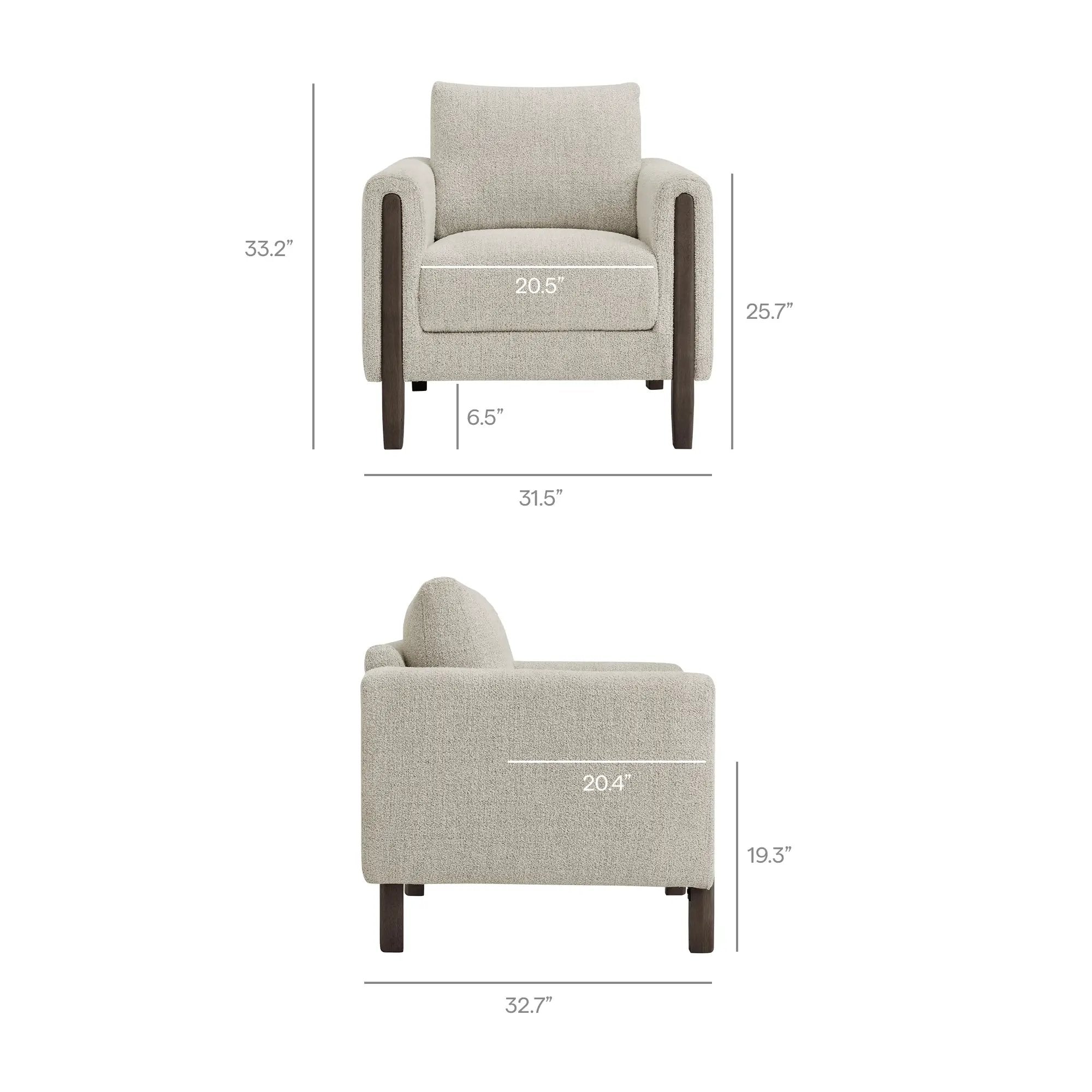 Hawken Boucle Fabric Accent Armchair by Modway by HouseOfZazla