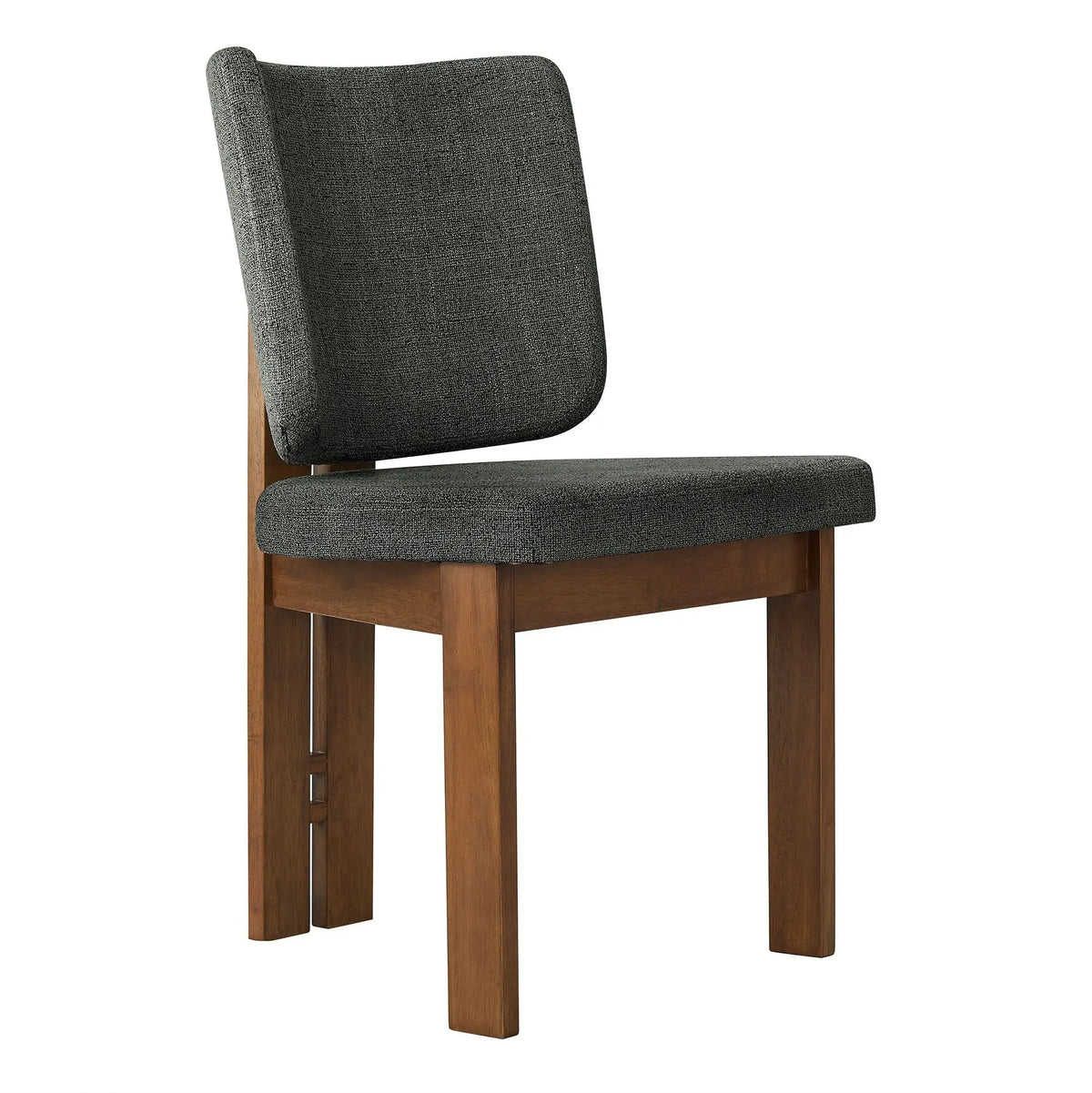 Alba Armless Upholstered Dining Chairs Set of 2 by HouseOfZazla