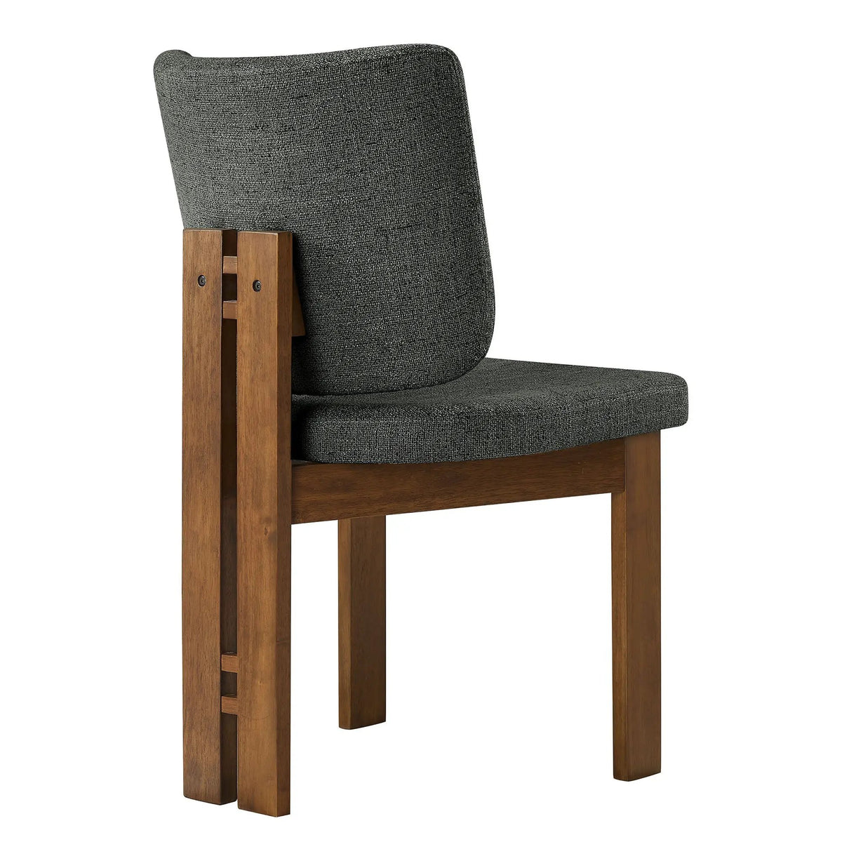 Alba Armless Upholstered Dining Chairs Set of 2 by HouseOfZazla