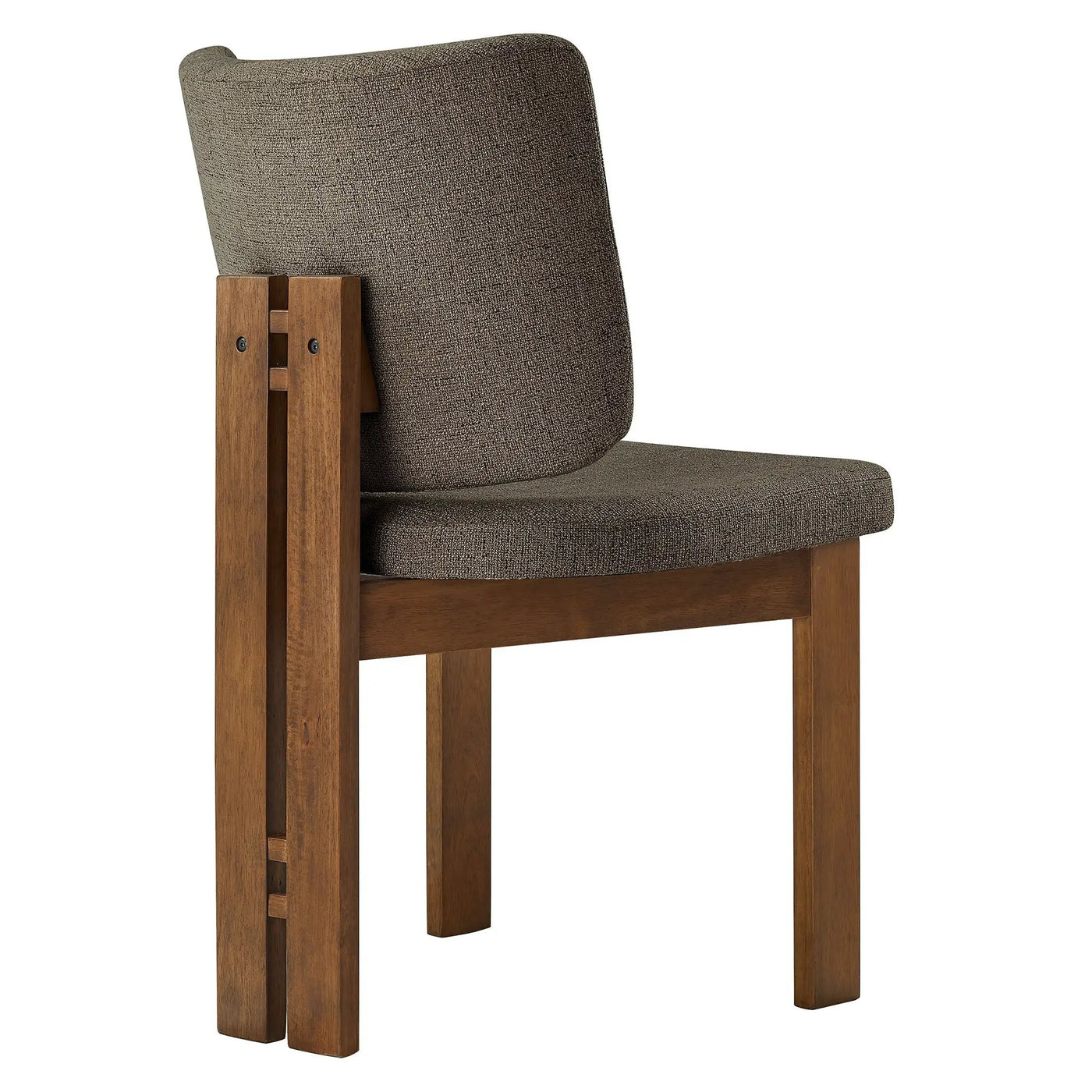 Alba Armless Upholstered Dining Chairs Set of 2 by HouseOfZazla
