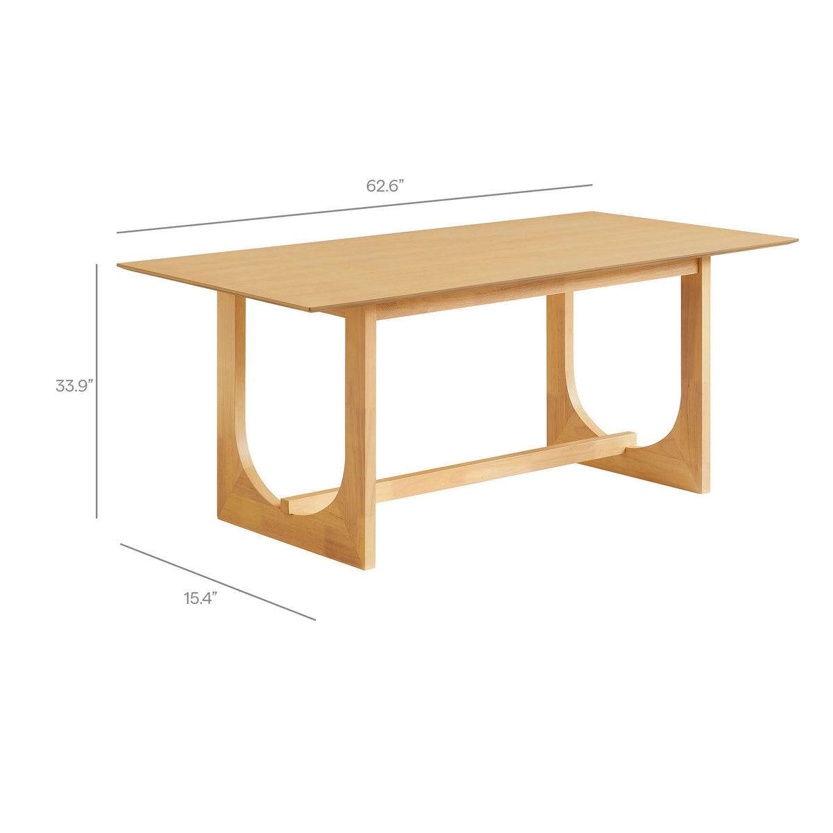 Ashcroft 69" Rectangular Dining Table by Modway, photo 3 of 20