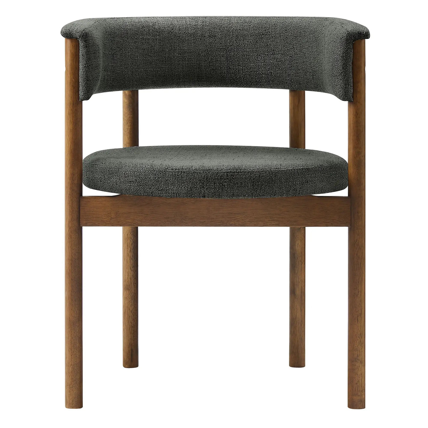 Clea Curved Upholstered Dining Chairs Set of 2 by HouseOfZazla