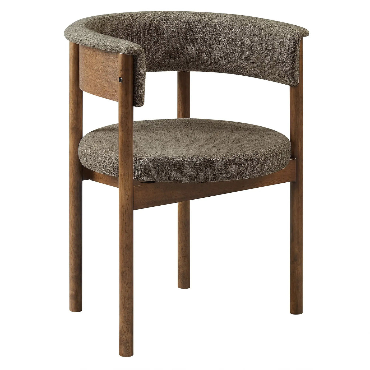 Clea Curved Upholstered Dining Chairs Set of 2 by HouseOfZazla