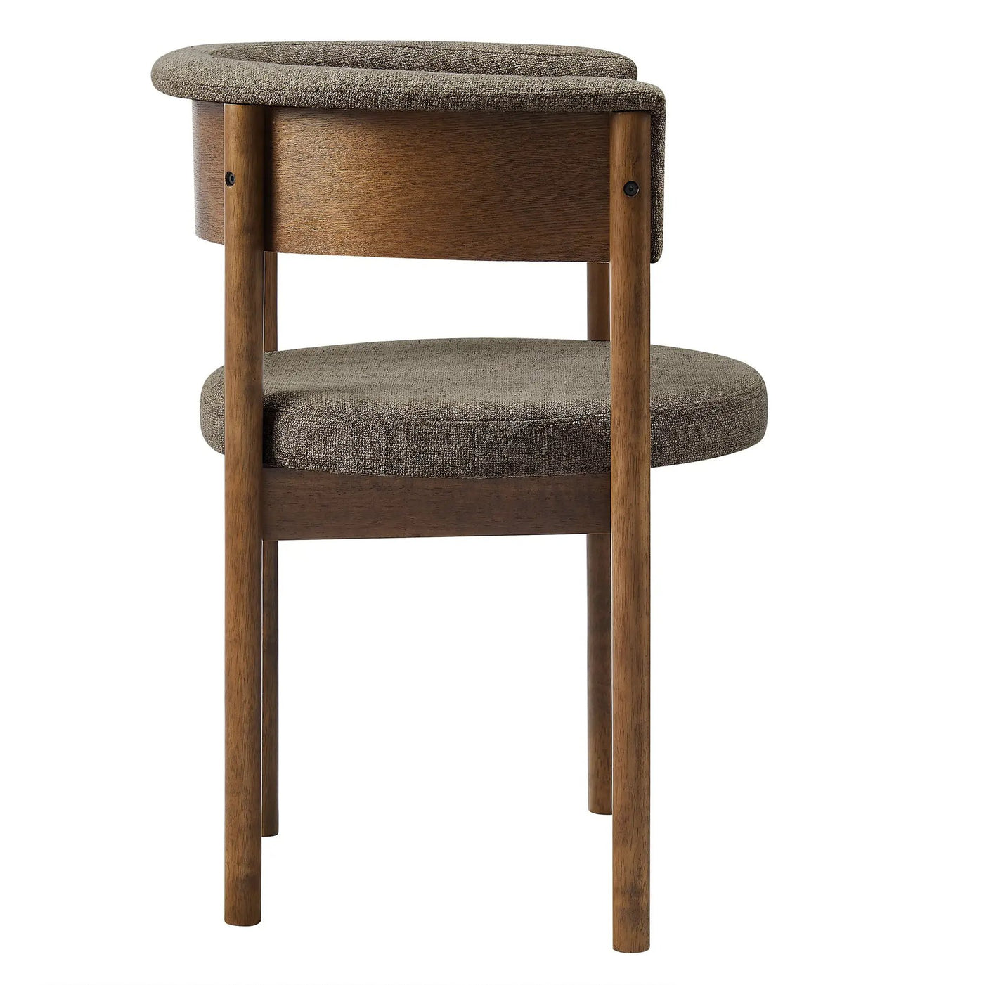 Clea Curved Upholstered Dining Chairs Set of 2 by HouseOfZazla