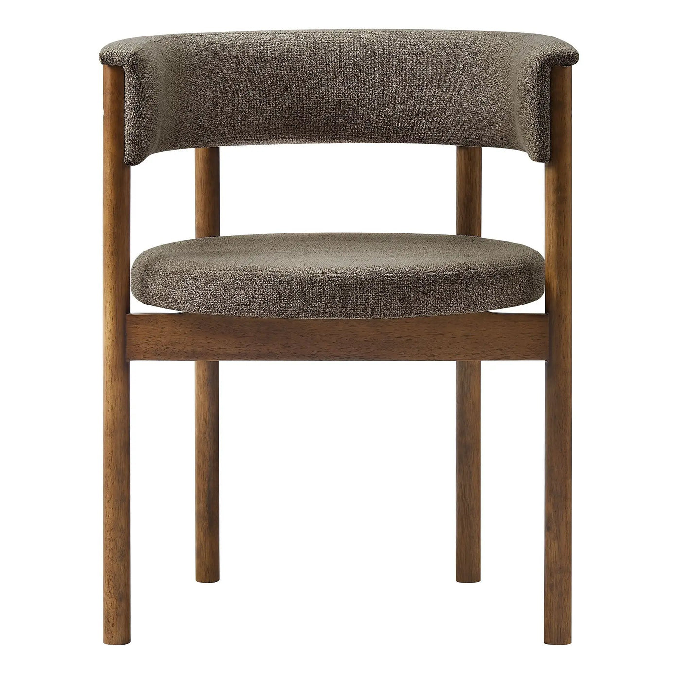 Clea Curved Upholstered Dining Chairs Set of 2 by HouseOfZazla