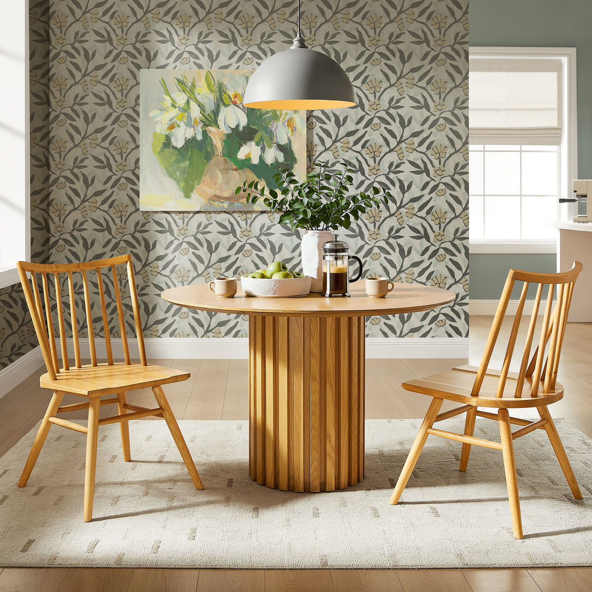 Alvar Spindle Back Dining Side Chairs Set of 2 by Modway, photo 9 of 40