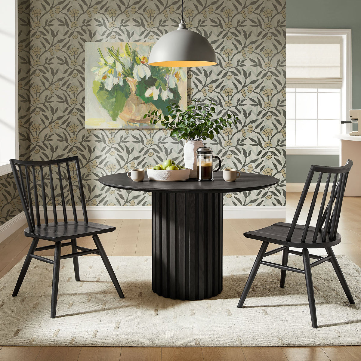 Alvar Spindle Back Dining Side Chairs Set of 2 by Modway, photo 19 of 40
