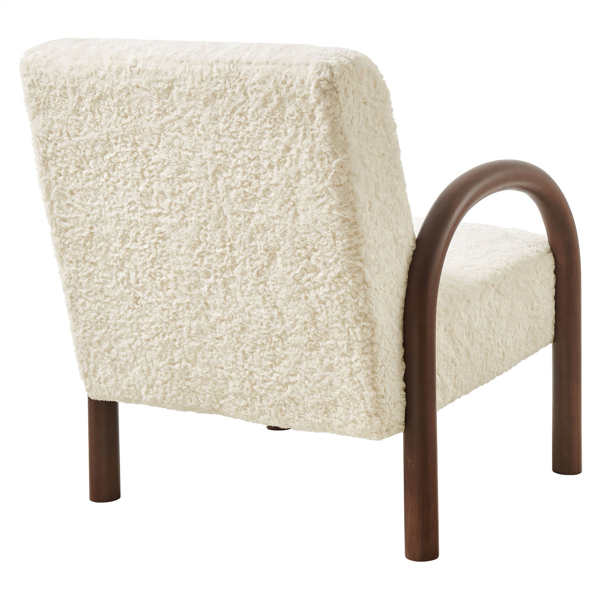 Lunet Faux Shearling Accent Armchair by Modway, photo 5 of 18
