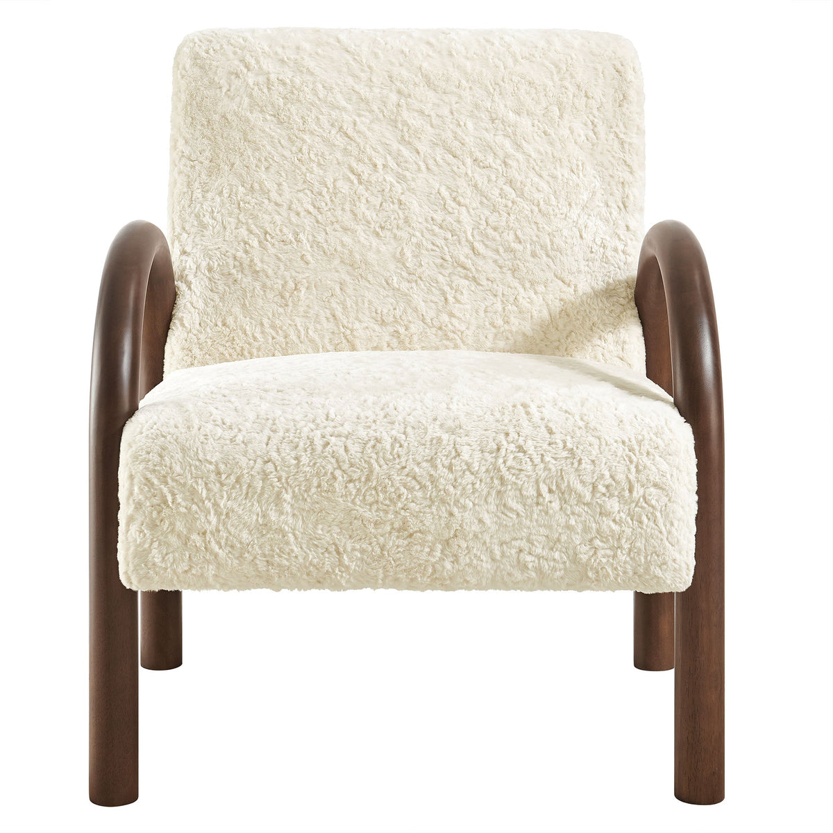 Lunet Faux Shearling Accent Armchair by Modway, photo 6 of 18