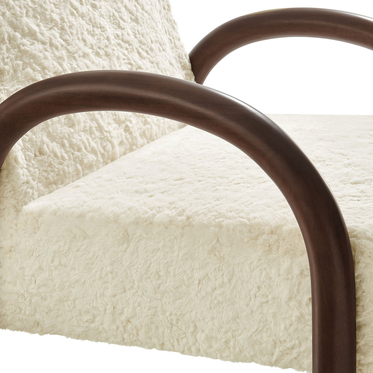 Lunet Faux Shearling Accent Armchair by Modway, photo 7 of 18