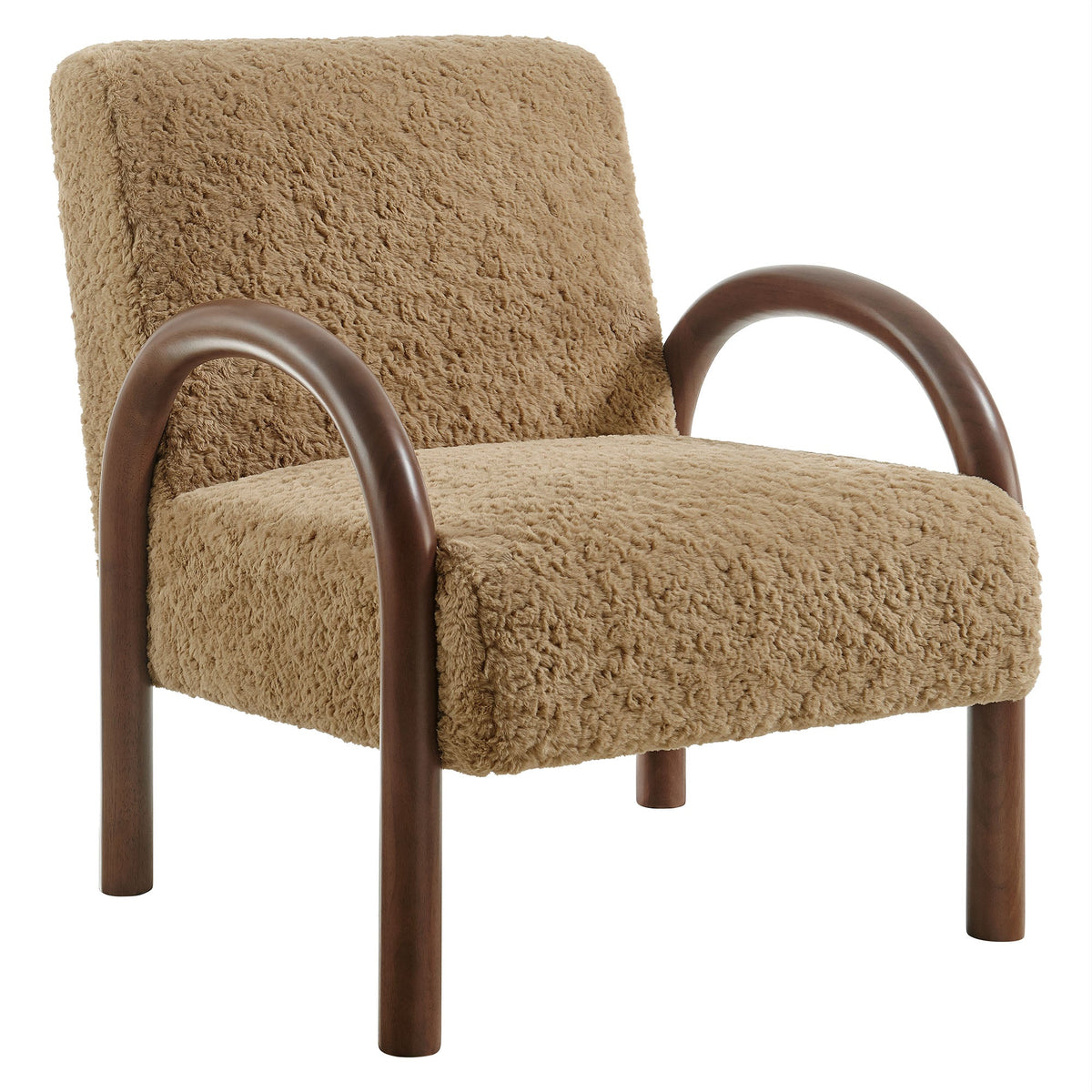Lunet Faux Shearling Accent Armchair by Modway, photo 10 of 18