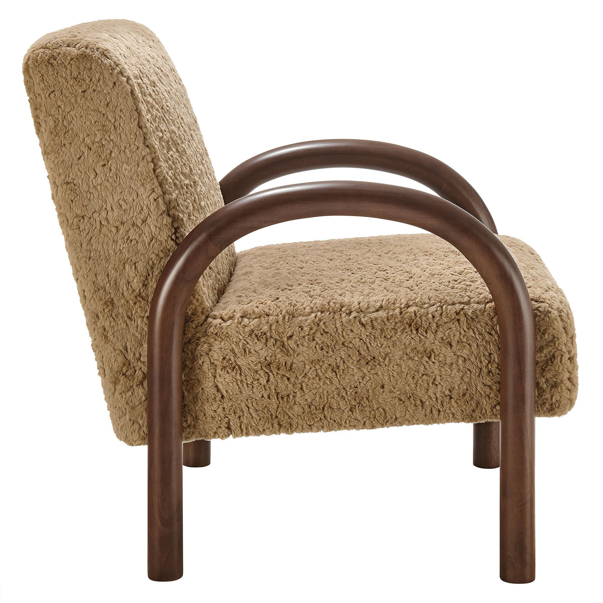 Lunet Faux Shearling Accent Armchair by Modway, photo 13 of 18