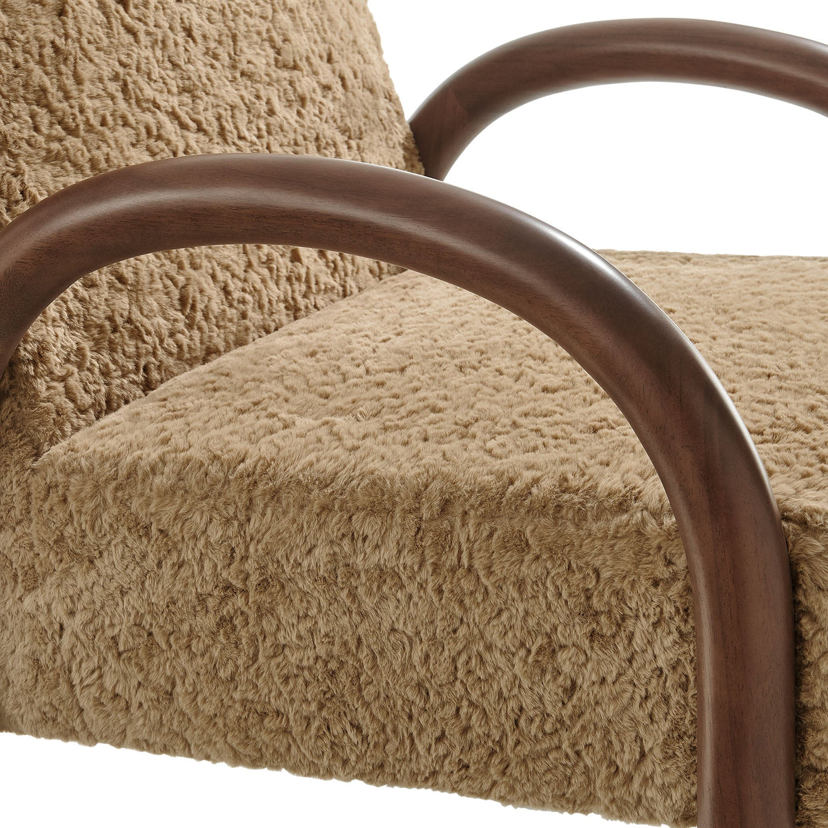 Lunet Faux Shearling Accent Armchair by Modway, photo 16 of 18
