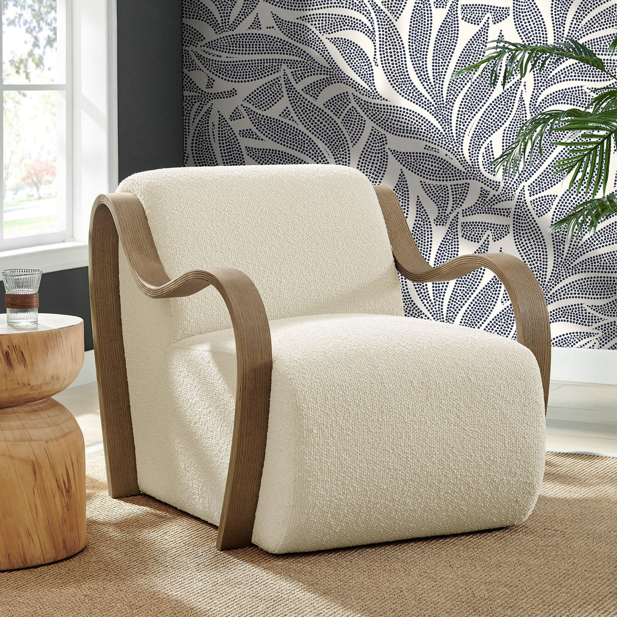 Atrium Lattice Boucle Accent Armchair by Modway, photo 8 of 27