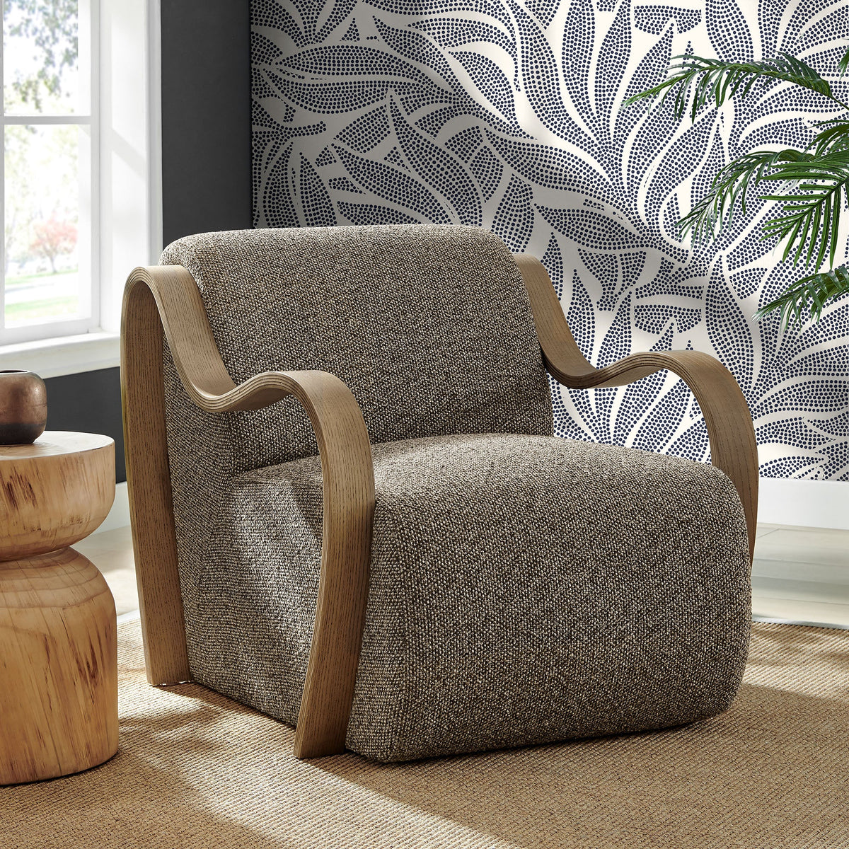 Atrium Lattice Boucle Accent Armchair by Modway, photo 17 of 27
