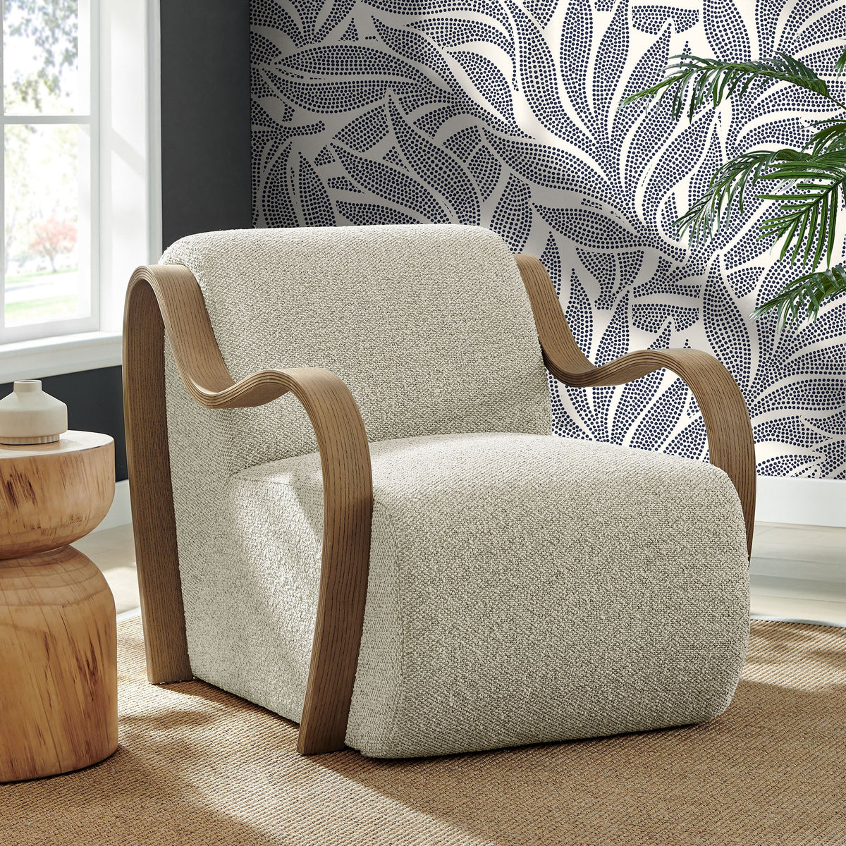 Atrium Lattice Boucle Accent Armchair by Modway, photo 26 of 27