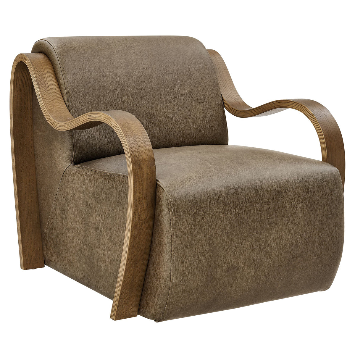 Atrium Vegan Leather Accent Armchair by Modway, photo 10 of 27