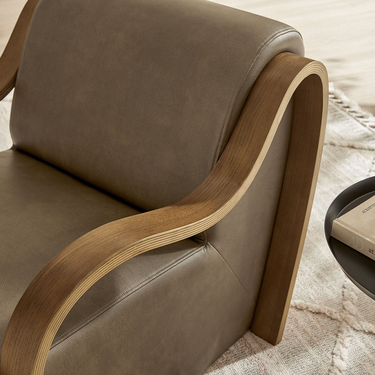 Atrium Vegan Leather Accent Armchair by Modway, photo 18 of 27