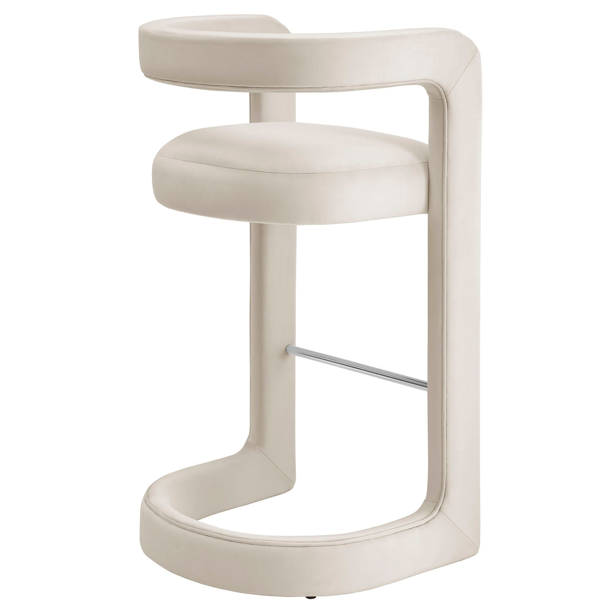 Winslow Performance Velvet Bar Stool Set of 2 by Modway, photo 6 of 42
