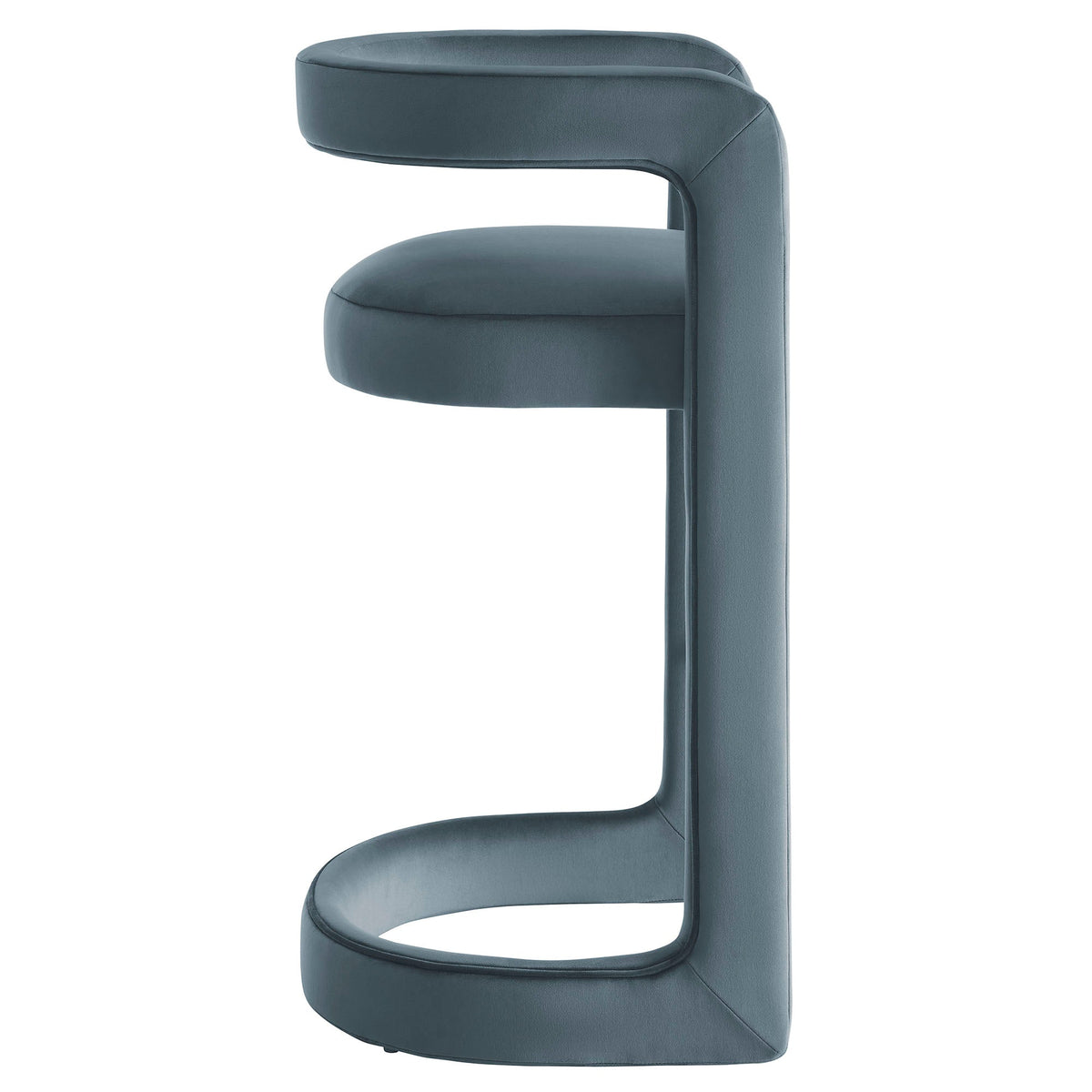 Winslow Performance Velvet Bar Stool Set of 2 by Modway, photo 15 of 42